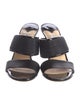 Jimmy Choo Leather Printed Slides