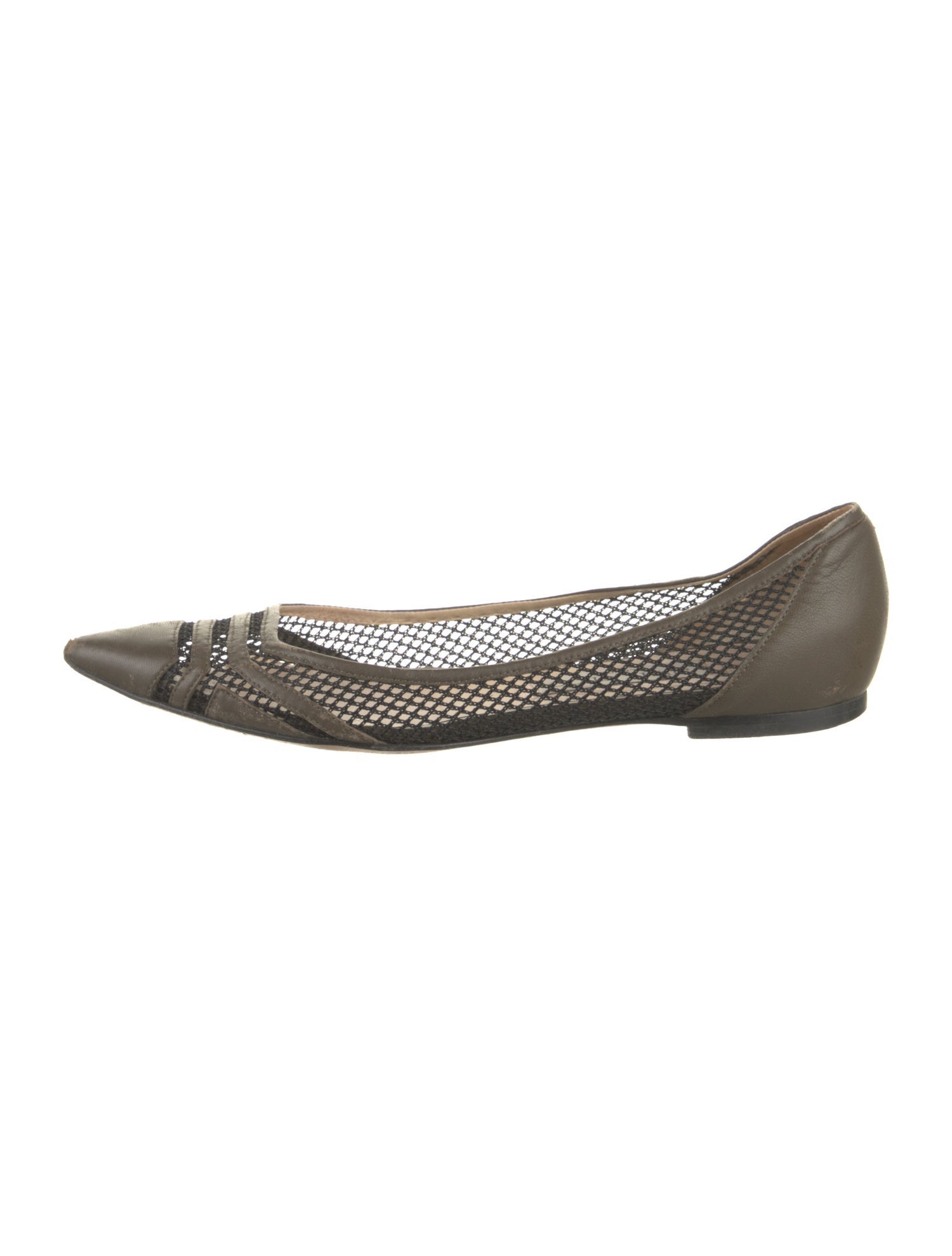 Jimmy Choo Amika Leather Ballet Flats
