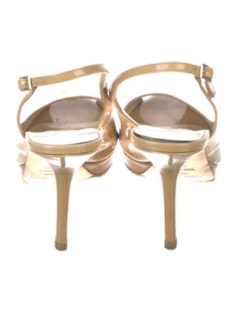 Jimmy Choo Patent Leather Slingback Sandals