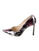 Jimmy Choo Patent Leather Printed Pumps