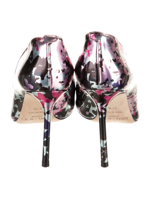 Jimmy Choo Patent Leather Printed Pumps