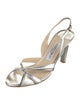 Jimmy Choo Leather Slingback Sandals
