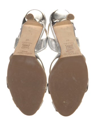 Jimmy Choo Leather Slingback Sandals