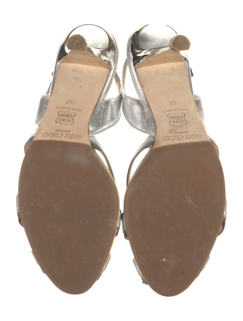 Jimmy Choo Leather Slingback Sandals
