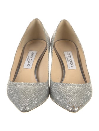 Jimmy Choo Romy Glitter Pumps