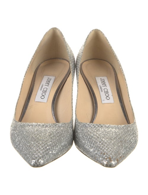 Jimmy Choo Romy Glitter Pumps
