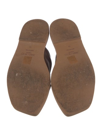 Jimmy Choo Leather Slides