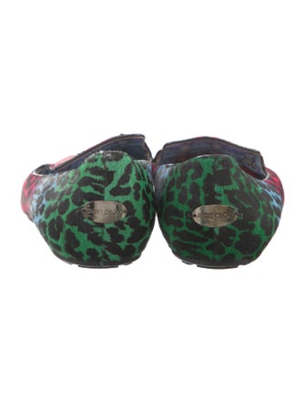 Jimmy Choo Ponyhair Animal Print Loafers