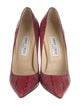 Jimmy Choo Python Animal Print Pumps