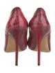Jimmy Choo Python Animal Print Pumps