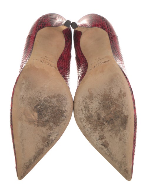 Jimmy Choo Python Animal Print Pumps