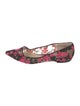 Jimmy Choo Mesh Floral Print Flats