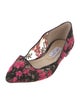 Jimmy Choo Mesh Floral Print Flats