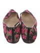 Jimmy Choo Mesh Floral Print Flats