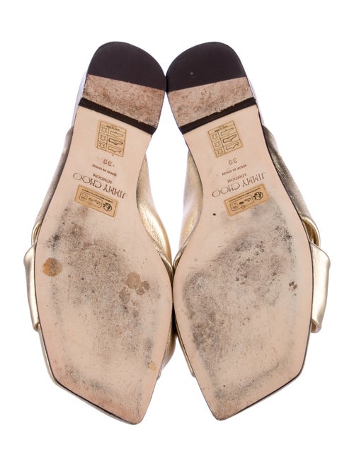 Jimmy Choo Leather Slippers