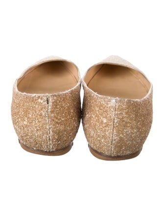 Jimmy Choo Glitter Glitter Accents Ballet Flats