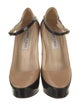 Jimmy Choo Patent Leather Colorblock Pattern Pumps