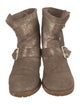 Jimmy Choo Suede Moto Boots