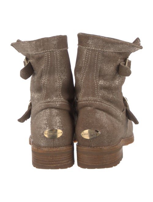 Jimmy Choo Suede Moto Boots