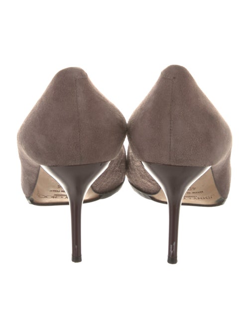 Jimmy Choo Suede Colorblock Pattern Pumps