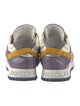 Jimmy Choo Leather Colorblock Pattern Sneakers