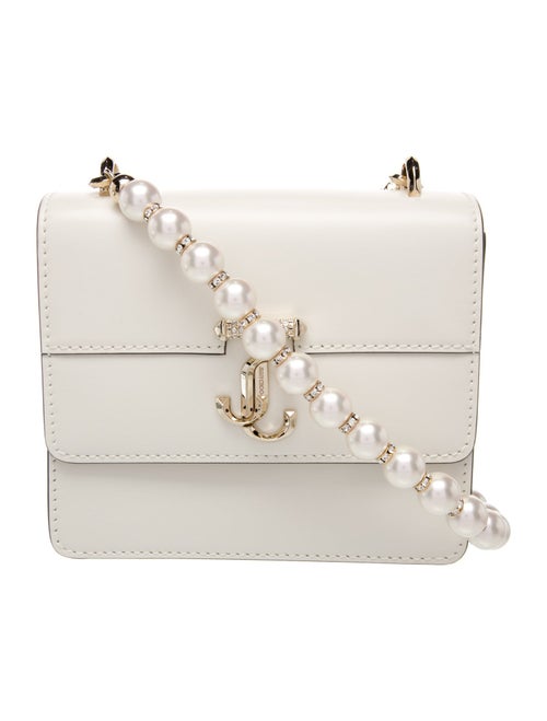 Jimmy Choo Faux Pearl JIMMY CHOO avenue quad xs shoulder bag