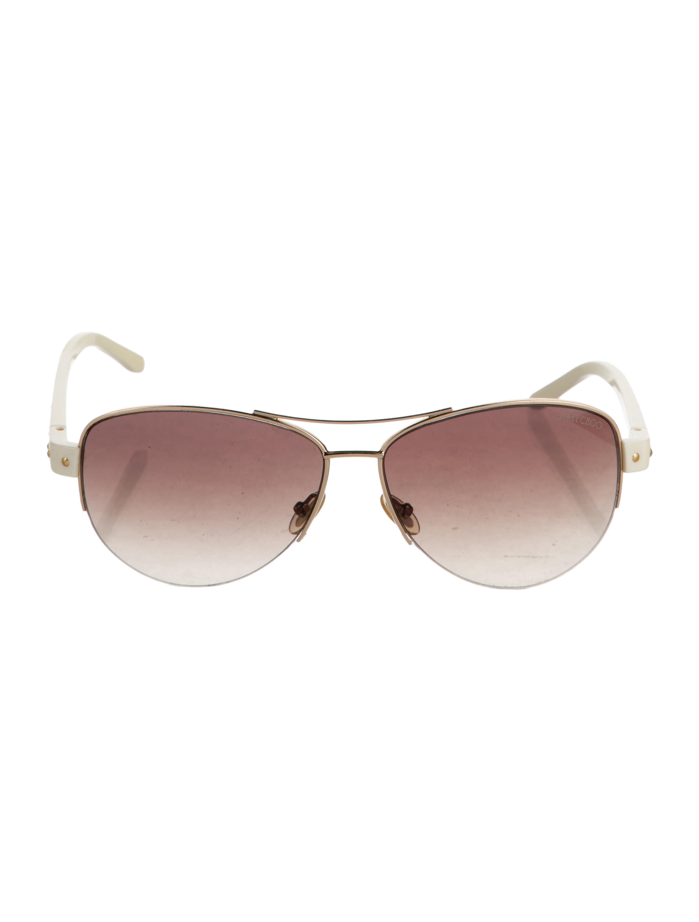 Jimmy Choo Aviator Gradient Sunglasses