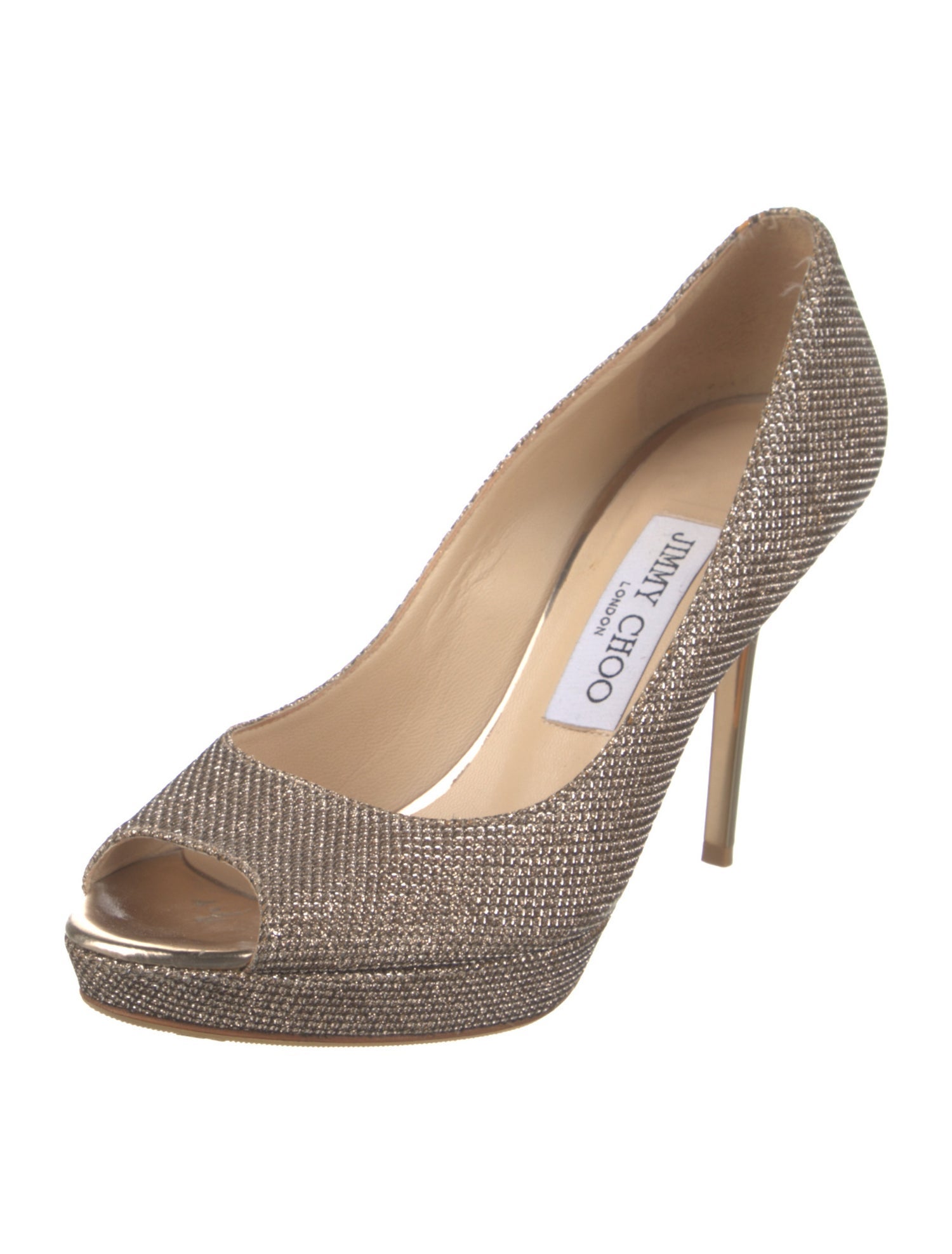 Jimmy Choo Glitter Glitter Accents Pumps