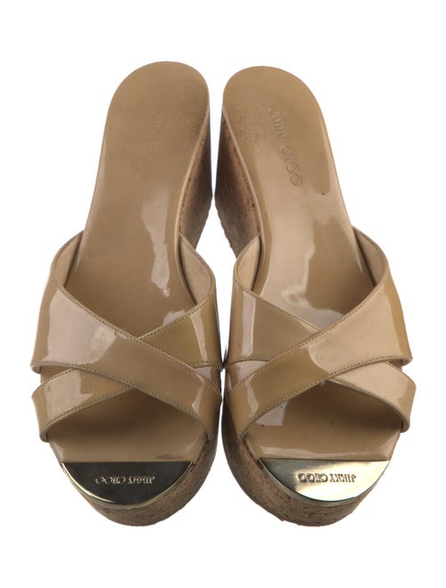 Jimmy Choo Patent Leather Slides