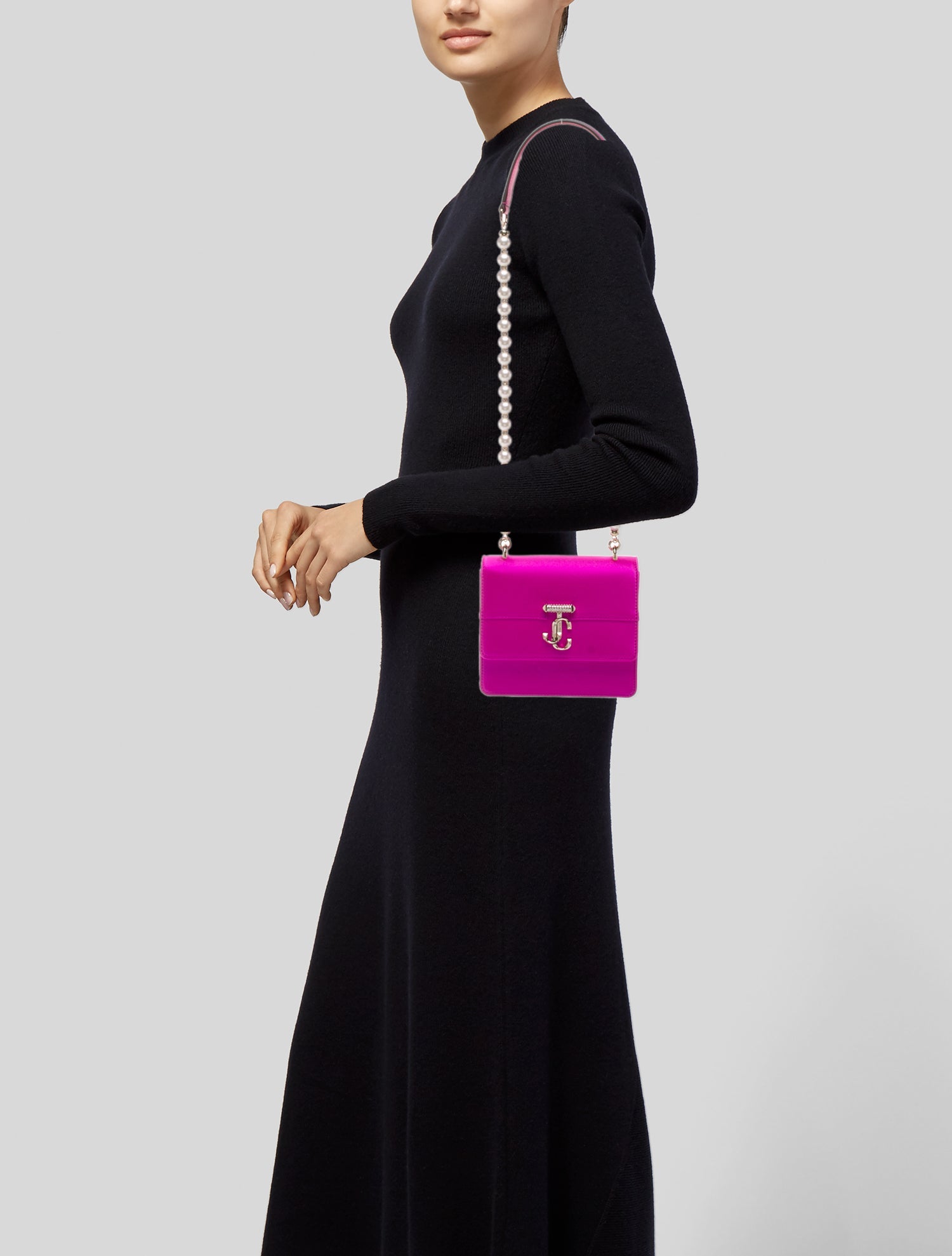 Jimmy Choo Satin Avenue Quad