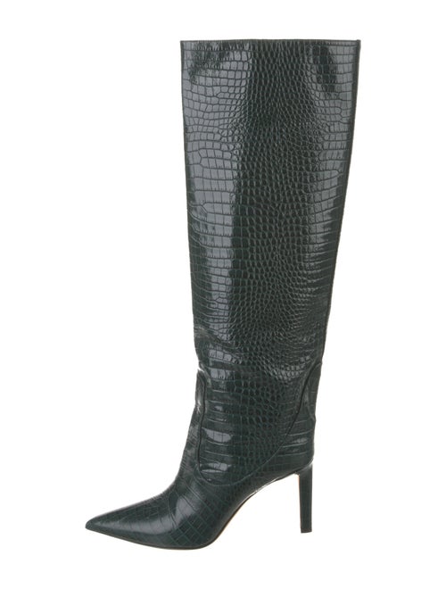 Jimmy Choo Embossed Leather Boots