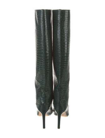 Jimmy Choo Embossed Leather Boots