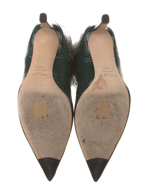 Jimmy Choo Embossed Leather Boots