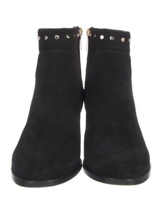 Jimmy Choo Suede Studded Accents Boots