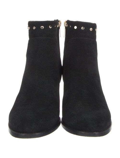 Jimmy Choo Suede Studded Accents Boots