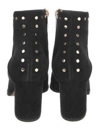 Jimmy Choo Suede Studded Accents Boots