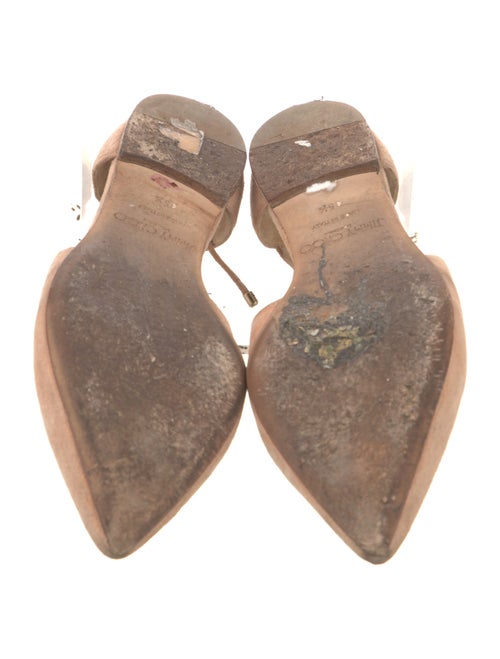 Jimmy Choo Suede Cutout Accent Flats