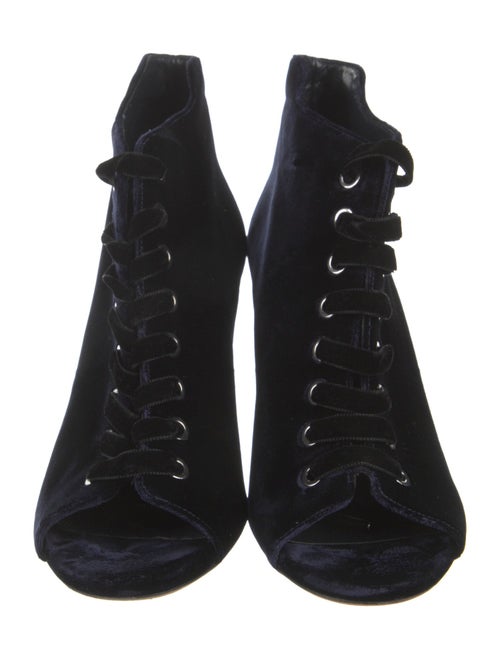 Jimmy Choo Velvet Lace-Up Boots