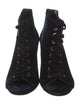 Jimmy Choo Velvet Lace-Up Boots