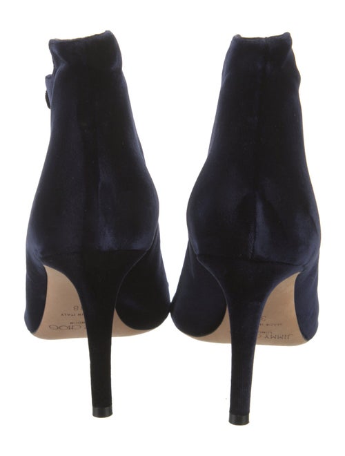 Jimmy Choo Velvet Lace-Up Boots