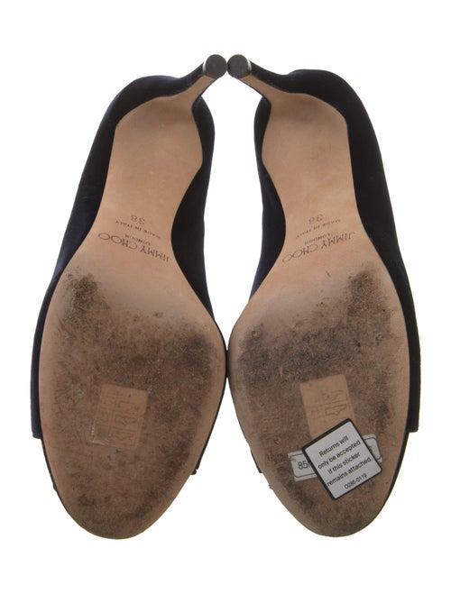 Jimmy Choo Velvet Lace-Up Boots