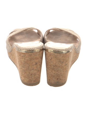 Jimmy Choo Leather Slides