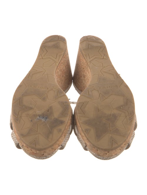 Jimmy Choo Leather Slides