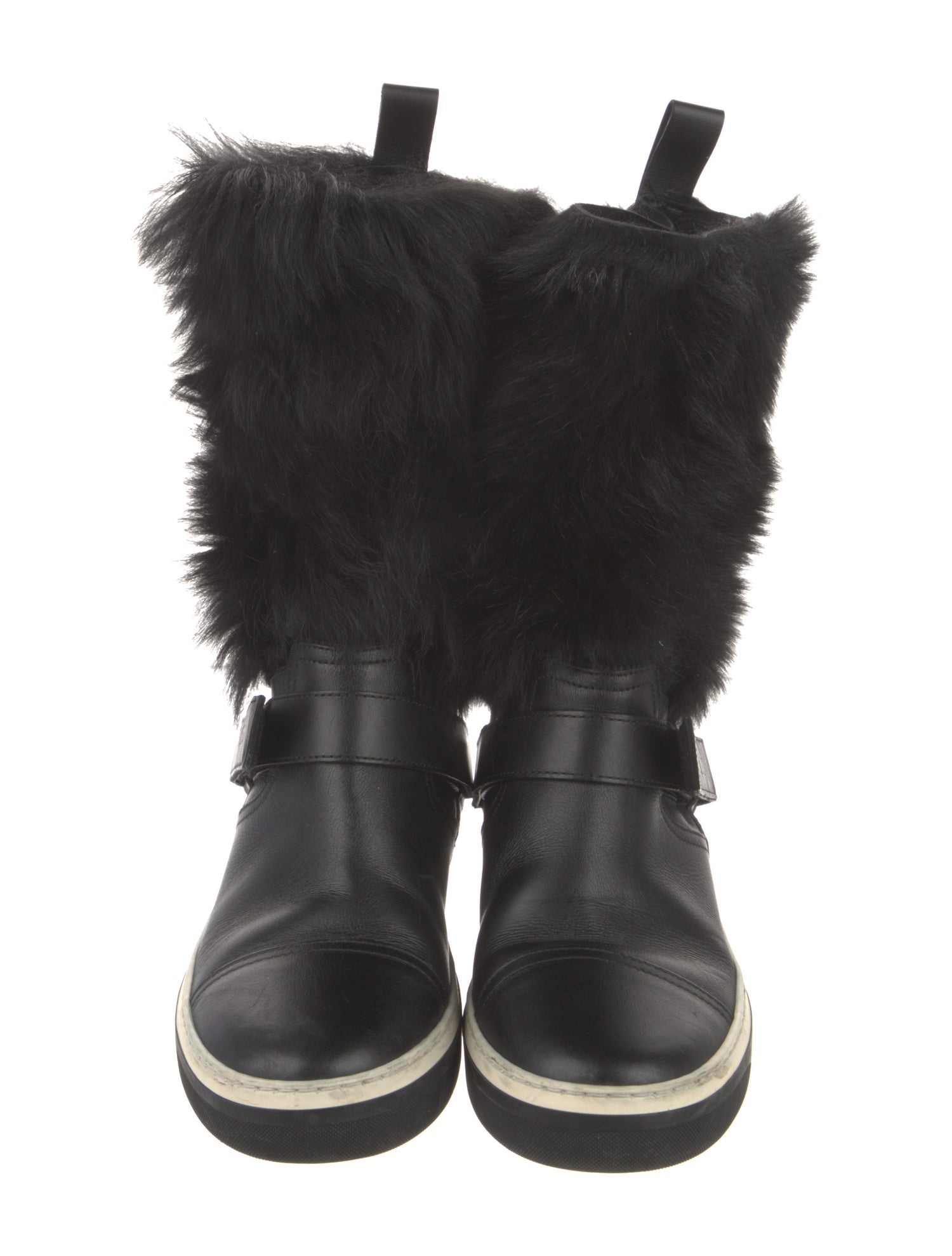 Jimmy Choo Leather Lace-Up Boots