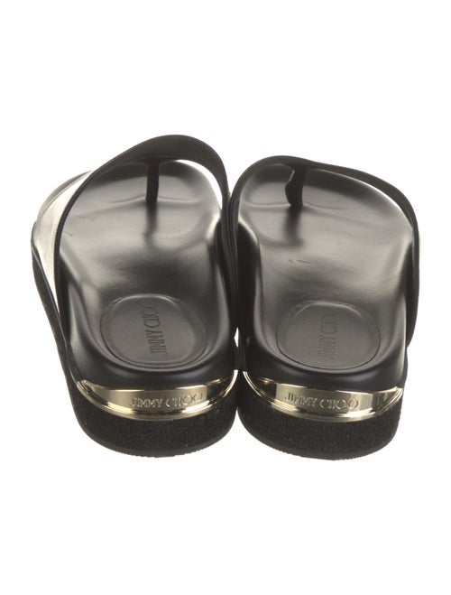 Jimmy Choo Leather Flip Flops