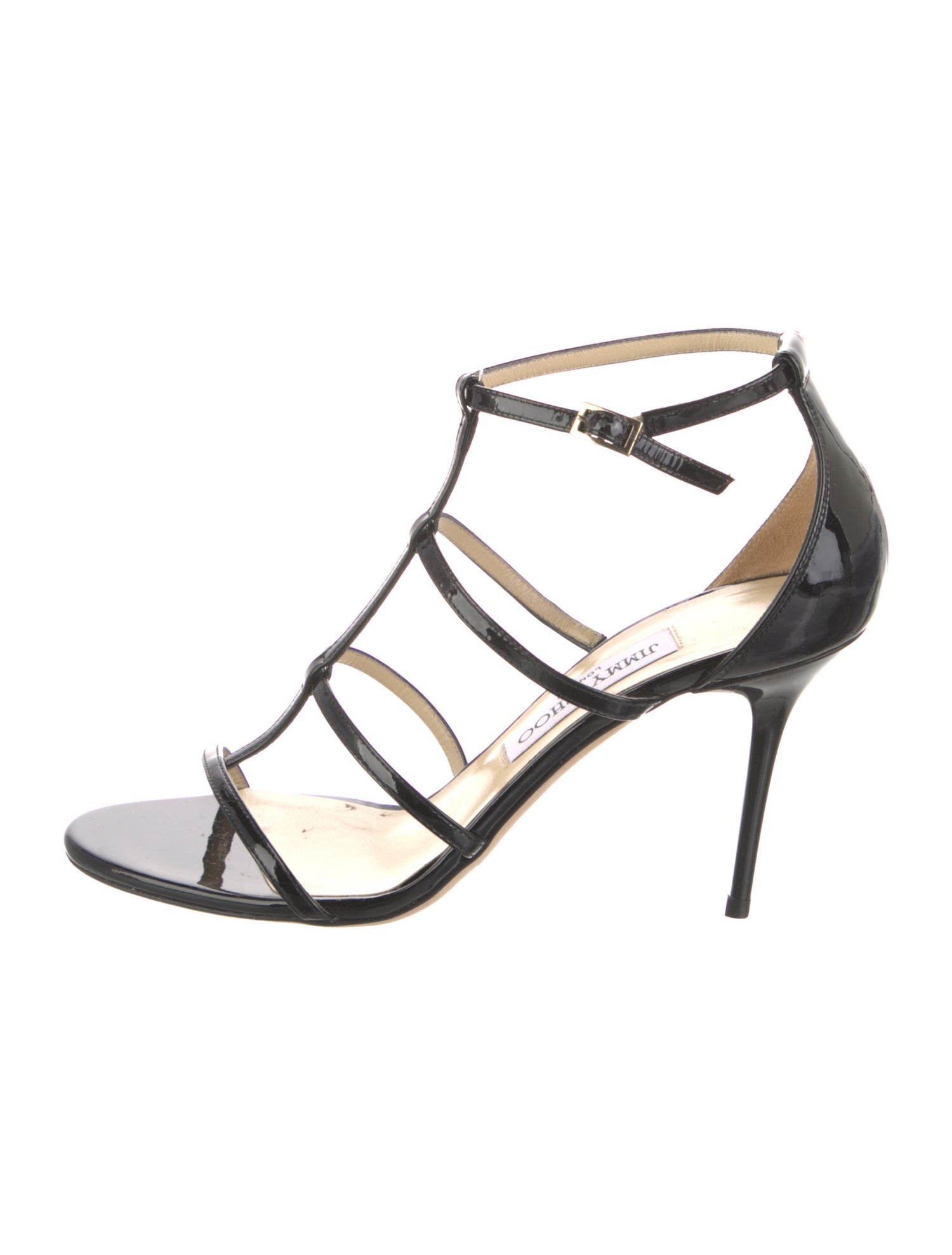 Jimmy Choo Patent Leather Gladiator Sandals