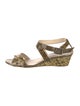 Jimmy Choo Snakeskin Animal Print Sandals