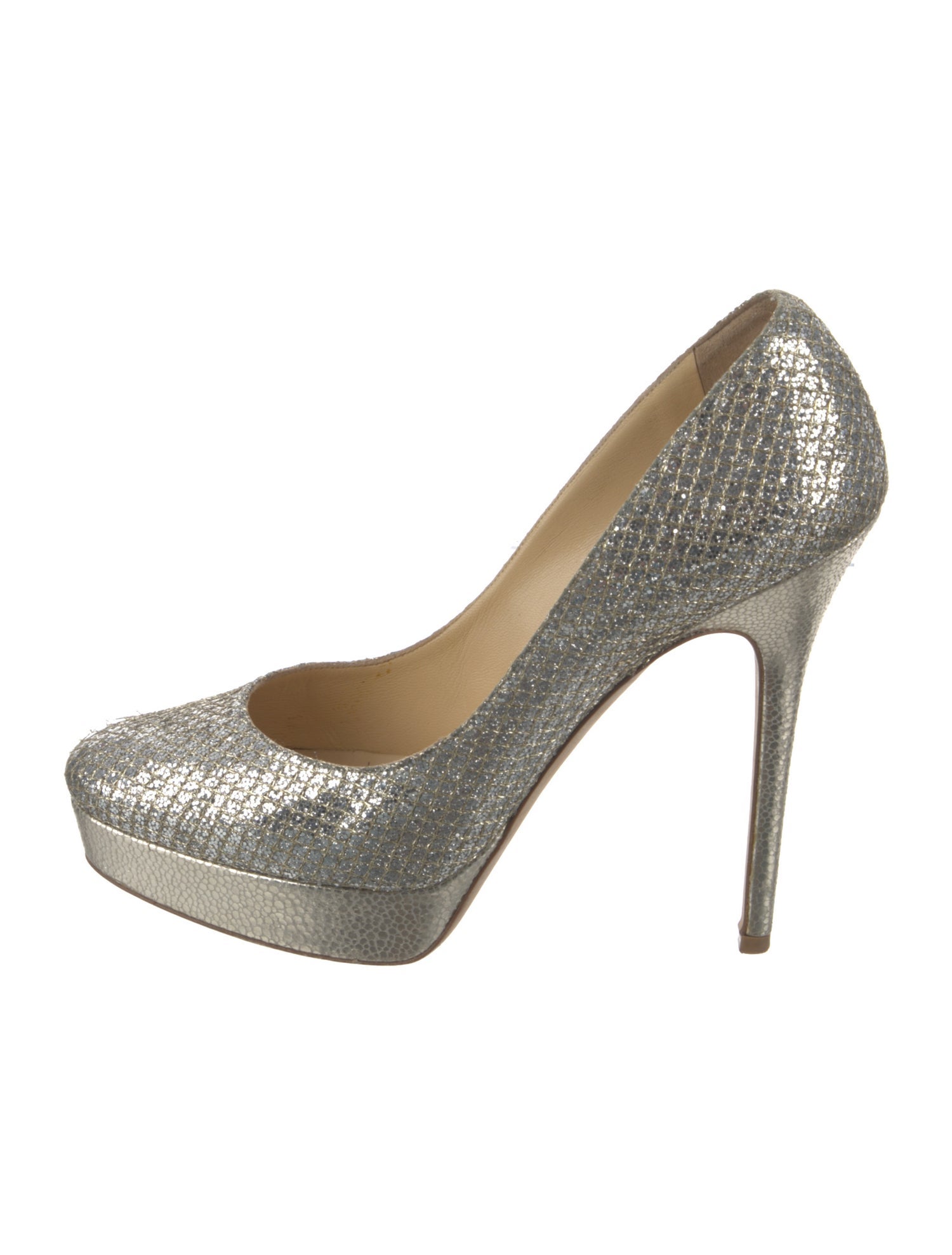 Jimmy Choo Glitter Glitter Accents Pumps