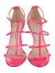 Jimmy Choo Patent Leather T-Strap Sandals