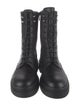 Jimmy Choo Leather Combat Boots